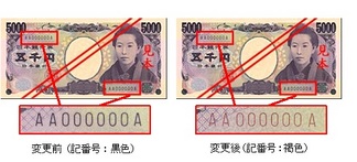 新五千円札の違い