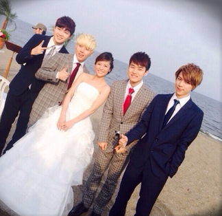 神戸蘭子 青島で結婚式!